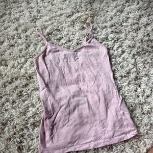 Forever 21 comfortable, and casual spring attire cute women’s Soft Pink Camisole